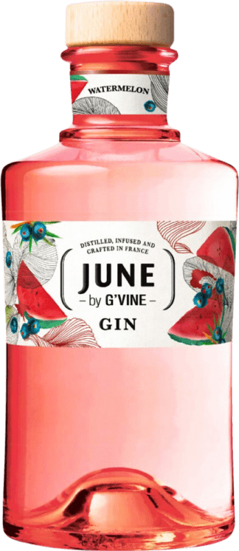 32,95 € Kostenloser Versand | Gin G'Vine June Watermelon Gin Liqueur Frankreich Flasche 70 cl