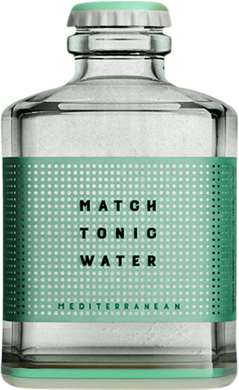 55,95 € 免费送货 | 盒装24个 饮料和搅拌机 Match Tonic Water Mediterranean 瑞士 小瓶 20 cl