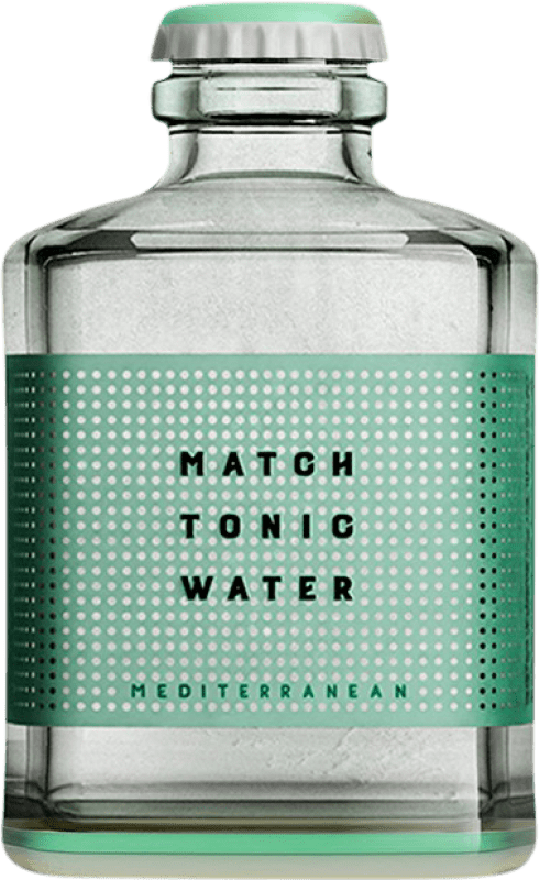 35,95 € Kostenloser Versand | 24 Einheiten Box Softdrinks Match Tonic Mediterranean — Mediterrane Schweiz Kleine Flasche 20 cl Tonic Water