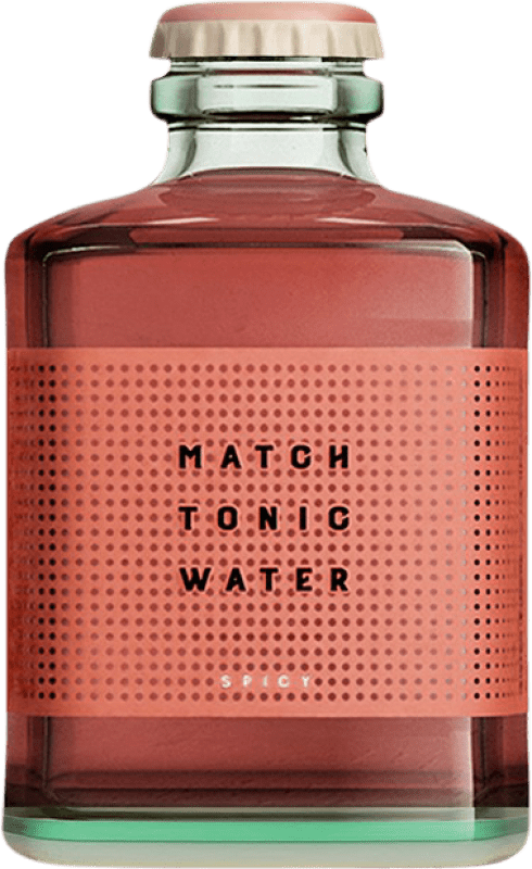 55,95 € 免费送货 | 盒装24个 饮料和搅拌机 Match Tonic Water Spicy 瑞士 小瓶 20 cl