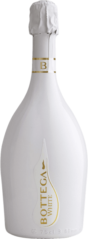 11,95 € Бесплатная доставка | Белое игристое Bottega White Spumante Extra Dry Экстра сухой D.O.C. Prosecco Италия Glera бутылка 75 cl