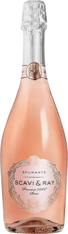 15,95 € Бесплатная доставка | Розовое игристое Scavi & Ray Rosé D.O.C. Prosecco Италия Pinot Black, Glera бутылка 75 cl