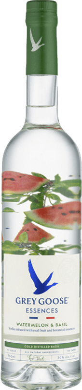 63,95 € Kostenloser Versand | Wodka Grey Goose Essences Watermelon & Basil Frankreich Flasche 70 cl