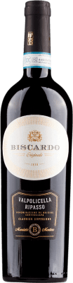 28,95 € Spedizione Gratuita | Vino rosso Biscardo. Superiore D.O.C. Valpolicella Ripasso Italia Corvina, Rondinella Bottiglia 75 cl