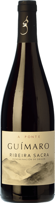 33,95 € Free Shipping | Red wine Guímaro A Ponte D.O. Ribeira Sacra Galicia Spain Mencía, Brancellao, Merenzao, Caíño White Bottle 75 cl