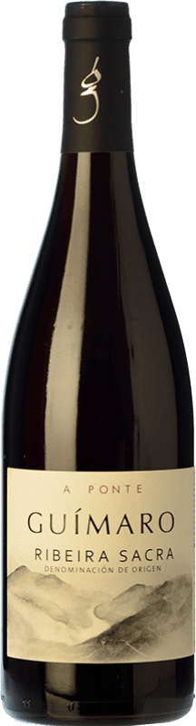32,95 € Envoi gratuit | Vin rouge Guímaro A Ponte D.O. Ribeira Sacra Galice Espagne Mencía, Brancellao, Merenzao, Caíño Blanc Bouteille 75 cl