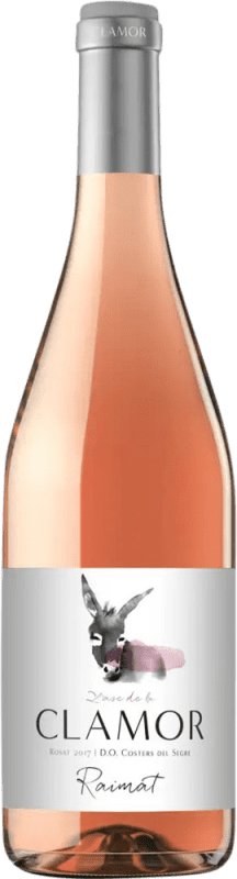 7,95 € Kostenloser Versand | Roséwein Raimat Clamor Rosado D.O. Costers del Segre Spanien Tempranillo, Merlot, Syrah, Cabernet Sauvignon Flasche 75 cl
