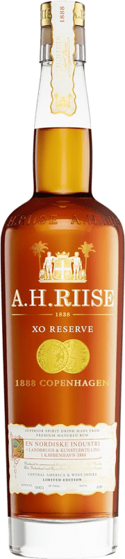 68,95 € 免费送货 | 朗姆酒 A.H. Riise 1888 Copenhagen Gold Medal 丹麦 瓶子 70 cl