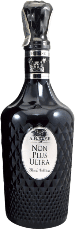 128,95 € 免费送货 | 朗姆酒 A.H. Riise Non Plus Ultra Black Edition 丹麦 瓶子 70 cl