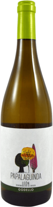 8,95 € Free Shipping | White wine Ángel Peláez Fernández. Papalaguinda D.O. Tierra de León Castilla y León Spain Godello Bottle 75 cl