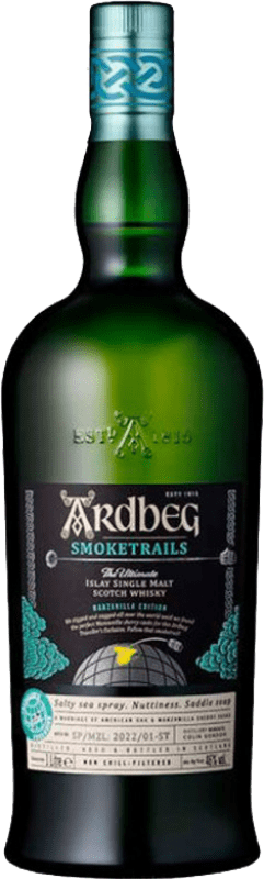116,95 € 免费送货 | 单一麦芽威士忌 Ardbeg Smoketrails Manzanilla 限量版 英国 1 L