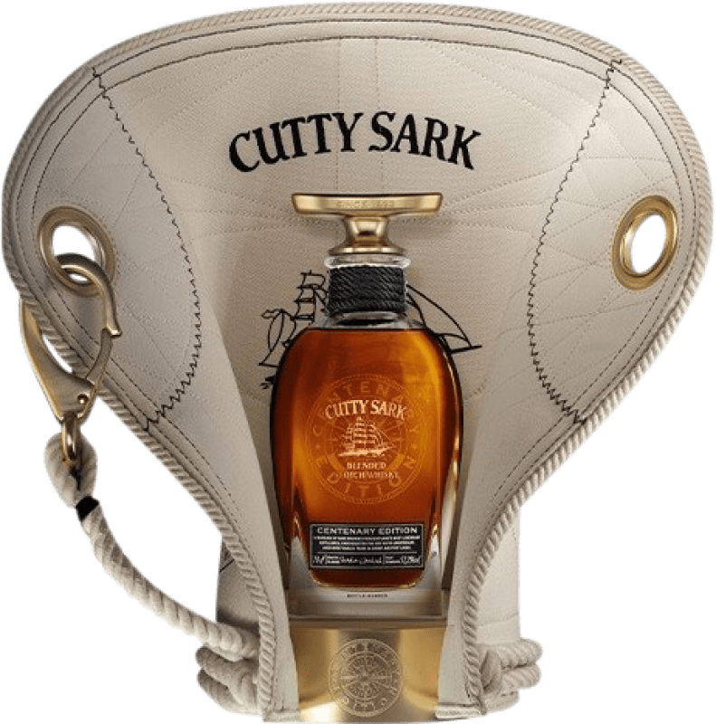 1 047,95 € Kostenloser Versand | Blended Whisky Cutty Sark Limitierte Edition, Centenario — Hundertjährig Großbritannien 70 cl