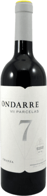10,95 € Free Shipping | Red wine Ondarre 7 Parcelas Aged D.O.Ca. Rioja The Rioja Spain Tempranillo, Mazuelo Bottle 75 cl