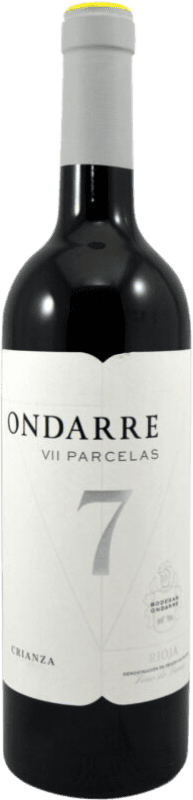7,95 € 免费送货 | 红葡萄酒 Ondarre 7 Parcelas Crianza — 陈酿 D.O.Ca. Rioja 拉里奥哈 西班牙 Tempranillo — 丹魄, Mazuelo — 马苏埃洛 75 cl