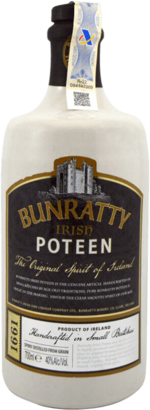 53,95 € Free Shipping | Whisky Blended Bunratty. Irish Poteen Ireland Bottle 70 cl