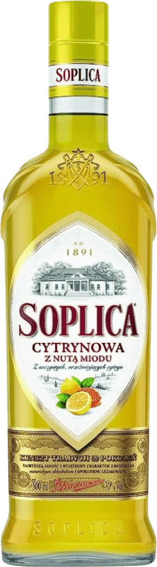 9,95 € Kostenloser Versand | Wodka Soplica Cytrynowa Polen Medium-Flasche 50 cl Limón — Zitrone