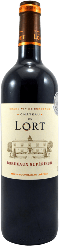 15,95 € Free Shipping | Red Wine Château du Lort Superior A.O.C. Bordeaux Bordeaux France Merlot, Cabernet Sauvignon, Petit Verdot Bottle 75 cl