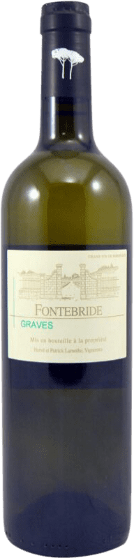 17,95 € Envio grátis | Vinho branco Château Haut-Bergeron L'Enclos Fontebride Blanc A.O.C. Graves Bordeaux França Sémillon, Muscadelle, Sauvignon Garrafa 75 cl