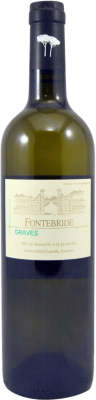 17,95 € Envío gratis | Vino Blanco Château Haut-Bergeron L'Enclos Fontebride A.O.C. Graves Burdeos Francia Sémillon, Muscadelle, Sauvignon Botella 75 cl