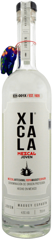 68,95 € 送料無料 | Mezcal Tlacolula Xicala 若い メキシコ ボトル 70 cl