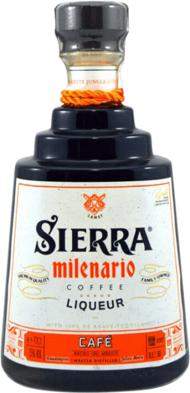 52,95 € 免费送货 | 龙舌兰 Sierra Milenario Café 墨西哥 瓶子 70 cl