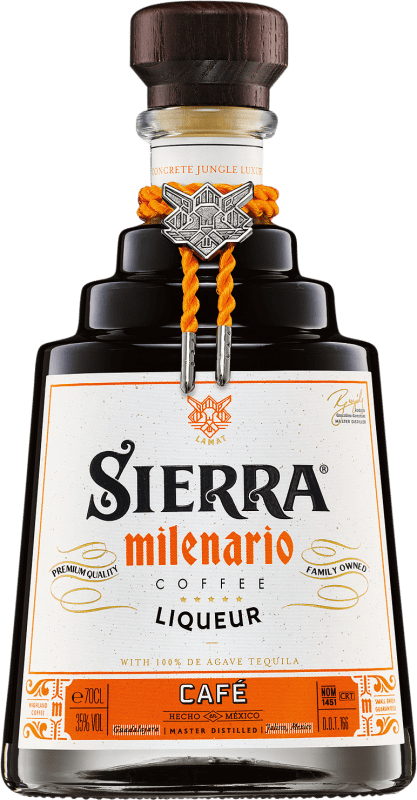 52,95 € Free Shipping | Tequila Sierra Milenario Café Mexico Bottle 70 cl