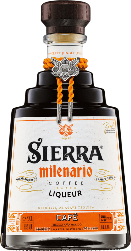 54,95 € Envio grátis | Tequila Sierra Milenario México 70 cl Café