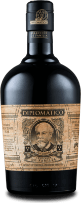 56,95 € 免费送货 | 朗姆酒 Diplomático Selección de Familia 委内瑞拉 瓶子 70 cl