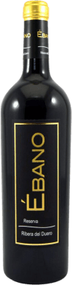 15,95 € Envio grátis | Vinho Tinto Ébano Reserva D.O. Ribera del Duero Castela e Leão Espanha Tempranillo 75 cl
