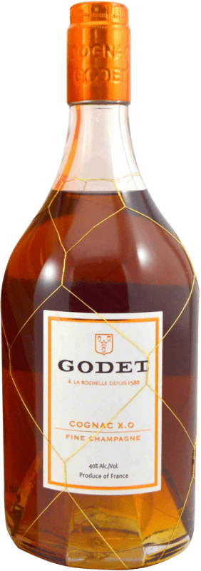 99,95 € Spedizione Gratuita | Cognac Godet XO Extra Old — Extra Vecchio A.O.C. Cognac Francia 70 cl