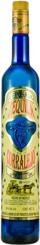 31,95 € Spedizione Gratuita | Tequila Corralejo Reposado Messico 1 L