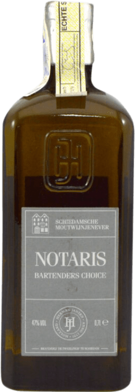 64,95 € Kostenloser Versand | Gin Herman Jansen Notaris Bartenders Choice Niederlande Flasche 70 cl