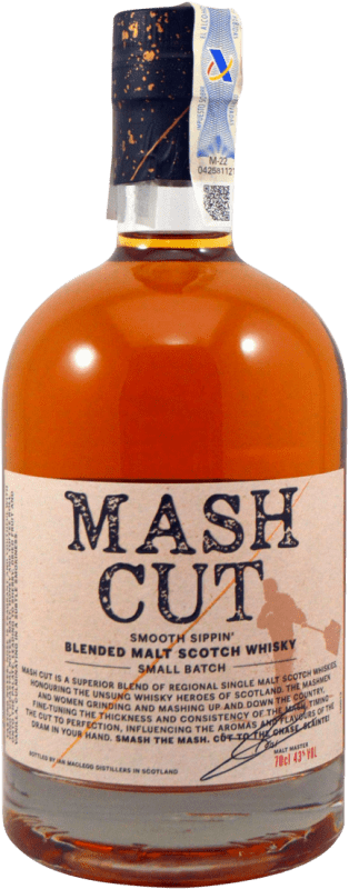 37,95 € Envio grátis | Whisky Blended Ian Macleod Mash Cut Reino Unido Garrafa 70 cl