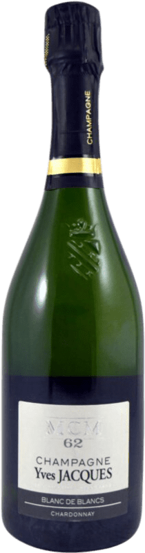 53,95 € Бесплатная доставка | Белое игристое Jacques Lassaigne Yves Jacques Blanc de Blancs MCM 62 A.O.C. Champagne шампанское Франция Chardonnay бутылка 75 cl