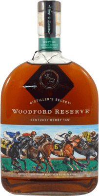 51,95 € 免费送货 | 波本威士忌 Woodford Derby 限量版 珍藏 肯塔基 美国 70 cl