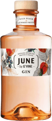 31,95 € Бесплатная доставка | Джин G'Vine June Wild Peach & Summer Fruits Gin Франция бутылка 70 cl
