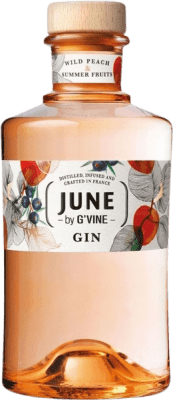 31,95 € Kostenloser Versand | Genever Gin G'Vine June Wild Peach & Summer Fruits Gin Frankreich Flasche 70 cl