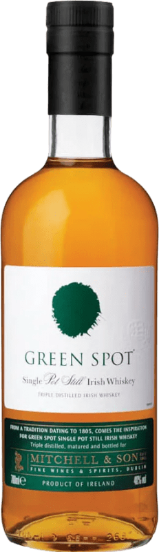 66,95 € 送料無料 | ウイスキーシングルモルト Mitchell & Son Green Spot Single Pot Still アイルランド ボトル 70 cl