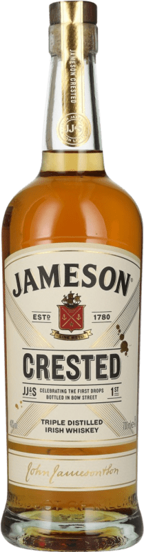 41,95 € Free Shipping | Whisky Blended Jameson Crested Ireland Bottle 70 cl