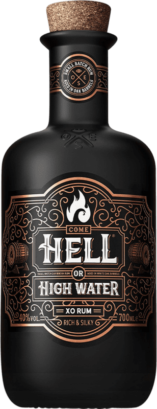 37,95 € Envío gratis | Ron Jeremy Hell or High Water XO Extra Old — Extra Viejo Países Bajos 70 cl