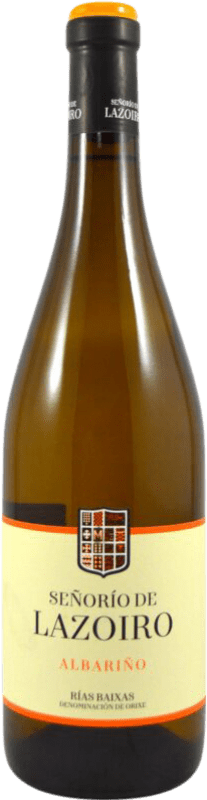 7,95 € Spedizione Gratuita | Vino bianco Pazo as Barreiras Señorío de Lazoiro D.O. Rías Baixas Galizia Spagna Albariño Bottiglia 75 cl