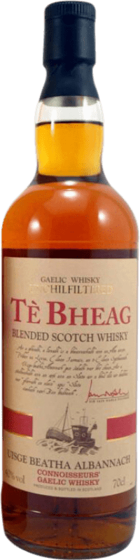37,95 € Envio grátis | Whisky Blended Pràban Tè Bheag Unchilfiltered Reino Unido Garrafa 70 cl