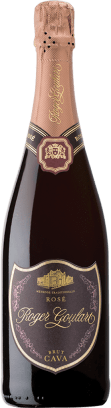 14,95 € 免费送货 | 玫瑰气泡酒 Roger Goulart Millésimé Rosé D.O. Cava 加泰罗尼亚 西班牙 Grenache, Monastrell, Pinot Black 瓶子 75 cl