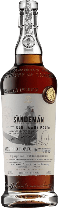 211,95 € Free Shipping | Fortified Wine Sandeman Porto I.G. Porto Porto Portugal 40 Years 75 cl