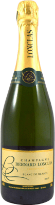 61,95 € Kostenloser Versand | Weißer Sekt Bernard Lonclas. Blanc de Blancs Brut A.O.C. Champagne Champagner Frankreich Chardonnay Flasche 75 cl