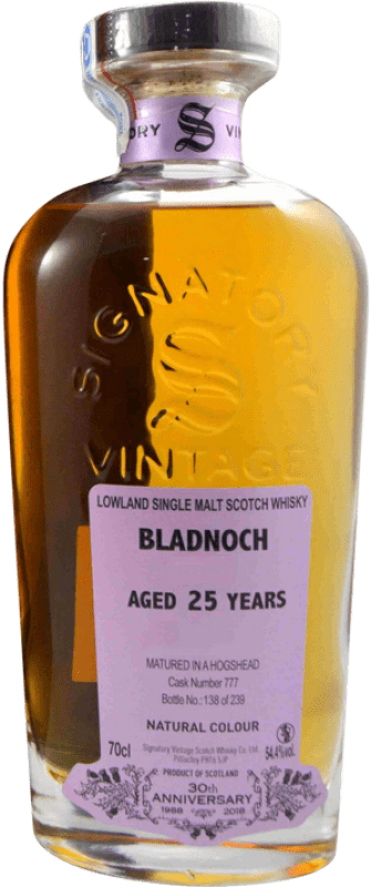 385,95 € 免费送货 | 威士忌单一麦芽威士忌 Signatory Vintage Bladnoch Collection 30th Anniversary 英国 25 岁 瓶子 70 cl