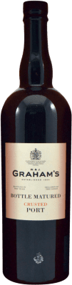 44,95 € Бесплатная доставка | Крепленое вино Graham's Crusted Port I.G. Porto порто Португалия бутылка 75 cl