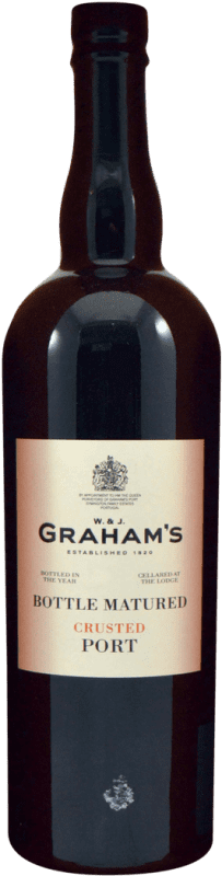 44,95 € Kostenloser Versand | Verstärkter Wein Graham's Crusted Port I.G. Porto Porto Portugal Flasche 75 cl