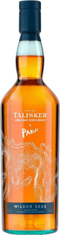 92,95 € Envio grátis | Whisky Single Malt Talisker Parley Wilder Seas Reino Unido Garrafa 70 cl