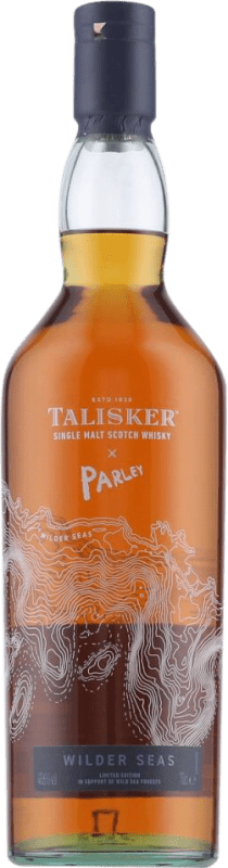 86,95 € Envio grátis | Whisky Single Malt Talisker Parley Wilder Seas Reino Unido Garrafa 70 cl